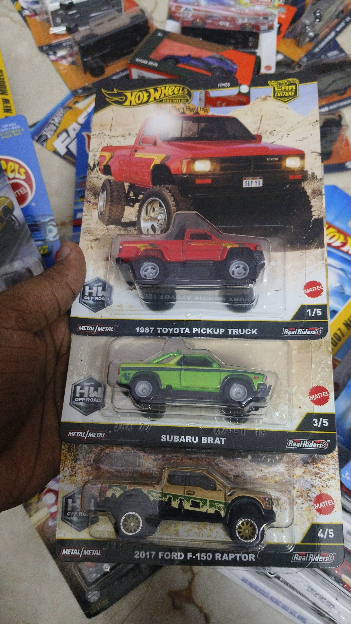 Hot Wheels Car Culture Trucks Set of 3 - Harla Hotwheels Diecast 