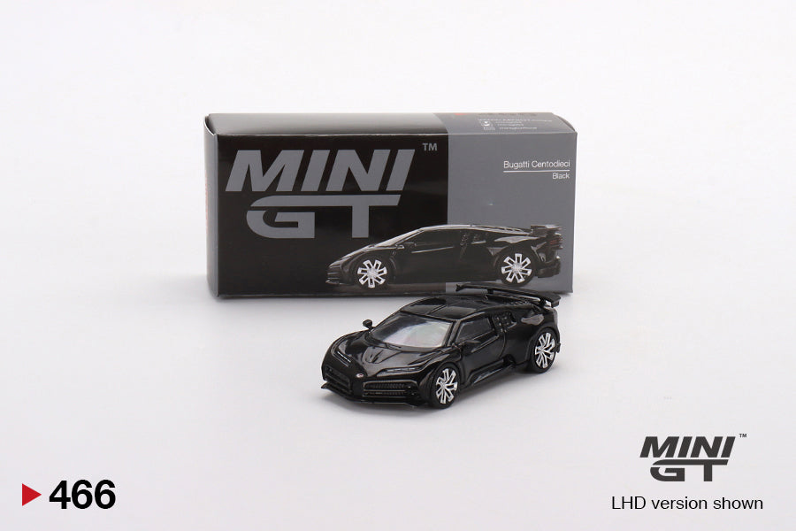 (Pre-order) Mini GT Bugatti Centodieci Black - Harla Hotwheels Diecast 