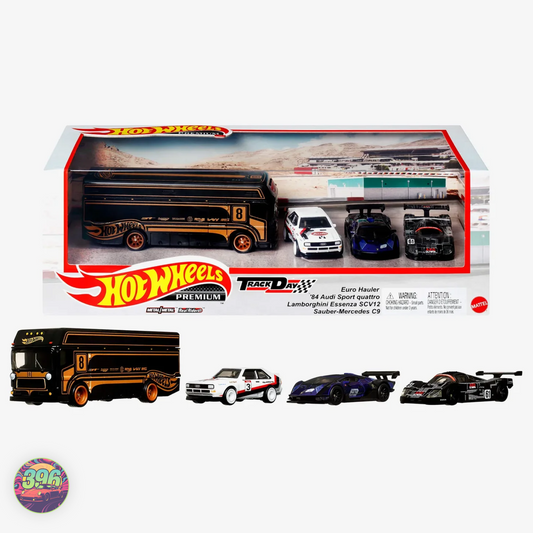 Hot wheels Premium Lamborghini Diorama 4 Pack - Harla Hotwheels Diecast 