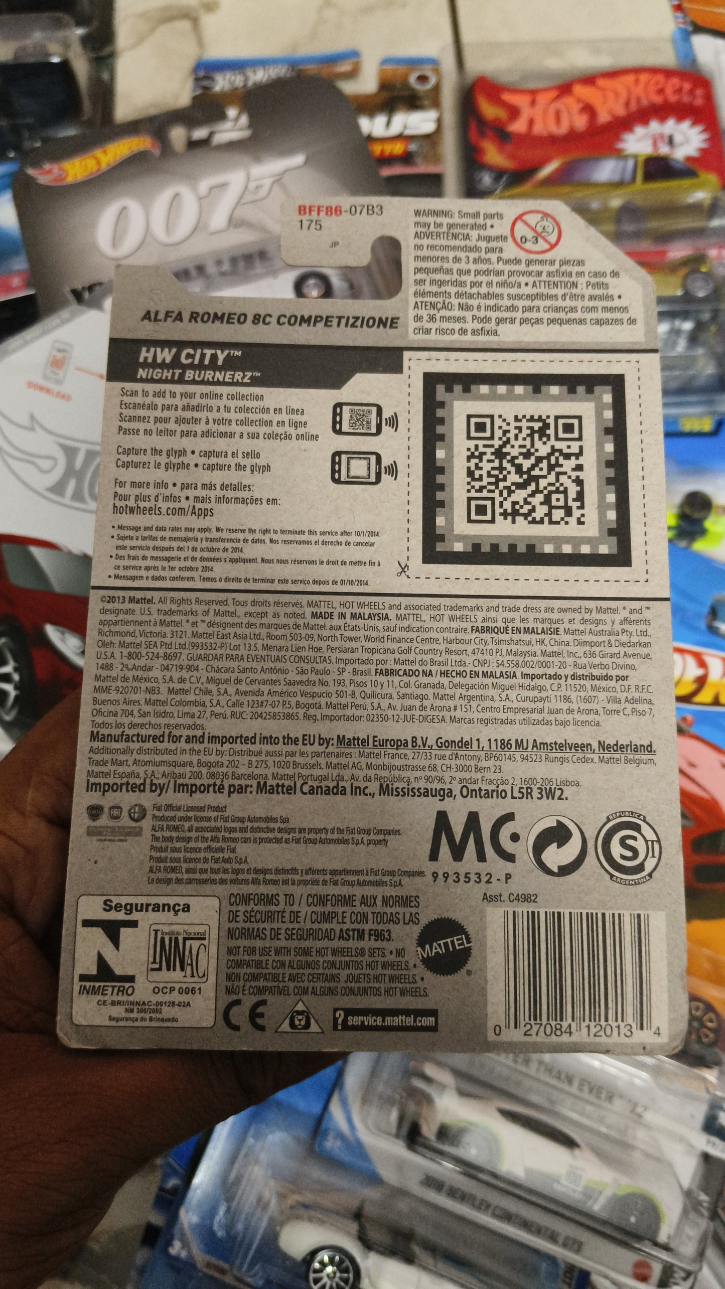 Hot Wheels Alfa Romeo 8C Competuzione Hotwheels Mainline's (Imported)