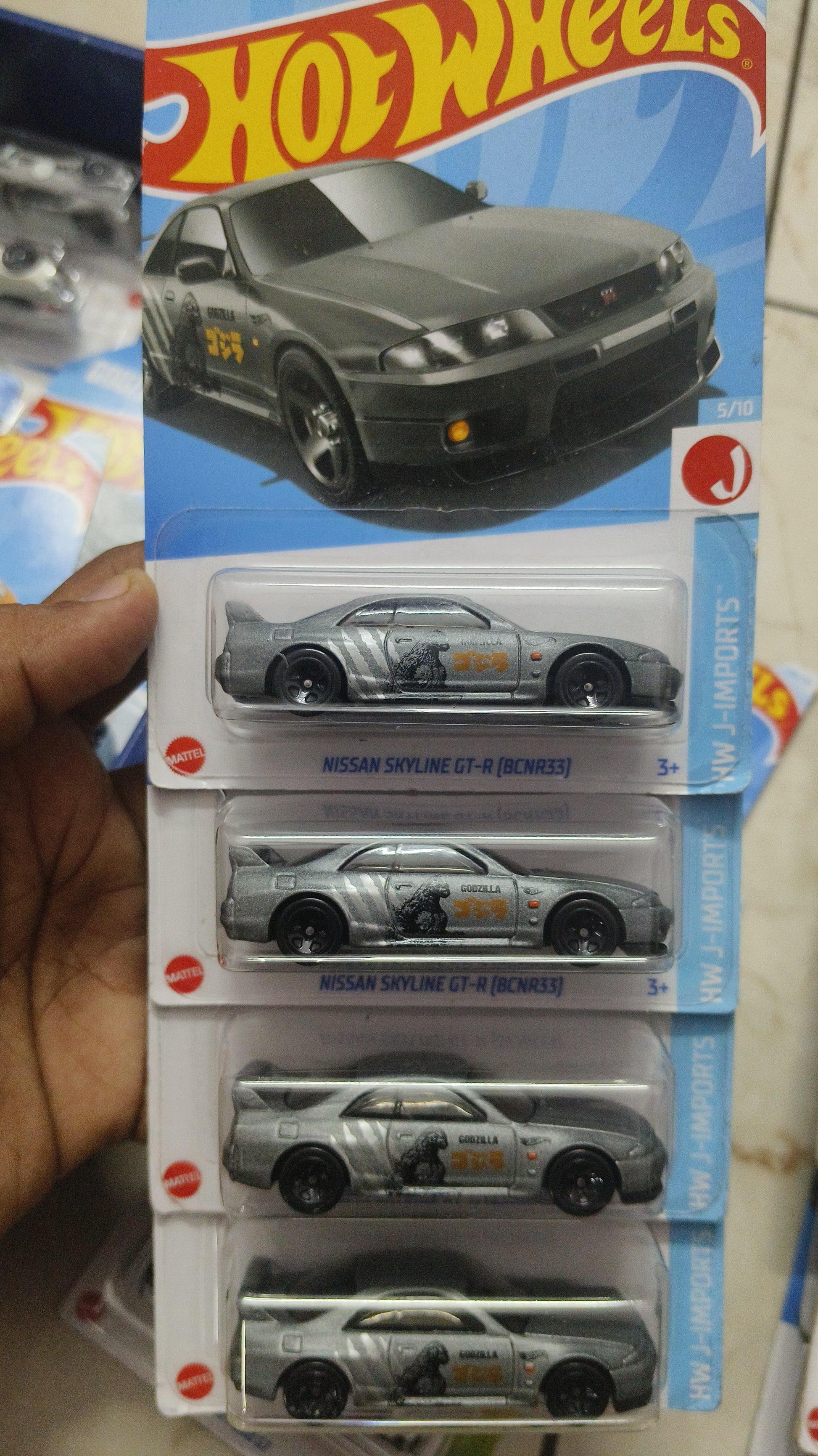 Hot Wheels Nissan Skyline GT-R (BCNR33) Hotwheels Mainlines