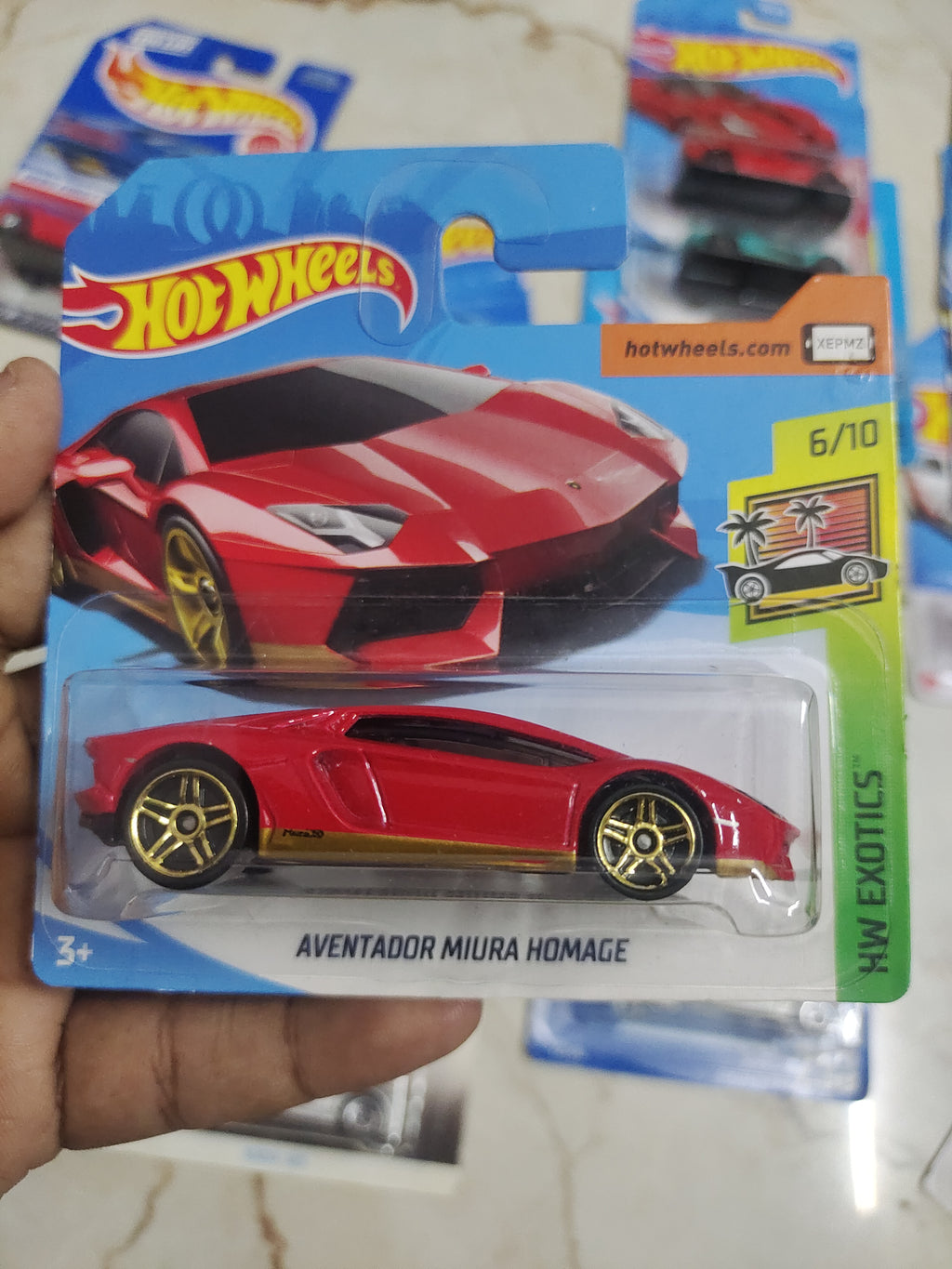 Hot Wheels Lamborghini Aventador Miura Homage (US Card) - Harla Hotwheels Diecast 
