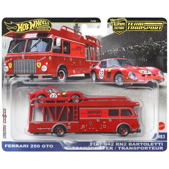 (Pre-order) Hot Wheels Ferrari Team Transport Case - Set of 2 Pcs
