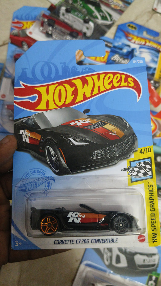 Hot Wheels Corvette C7 Z06 Convertible