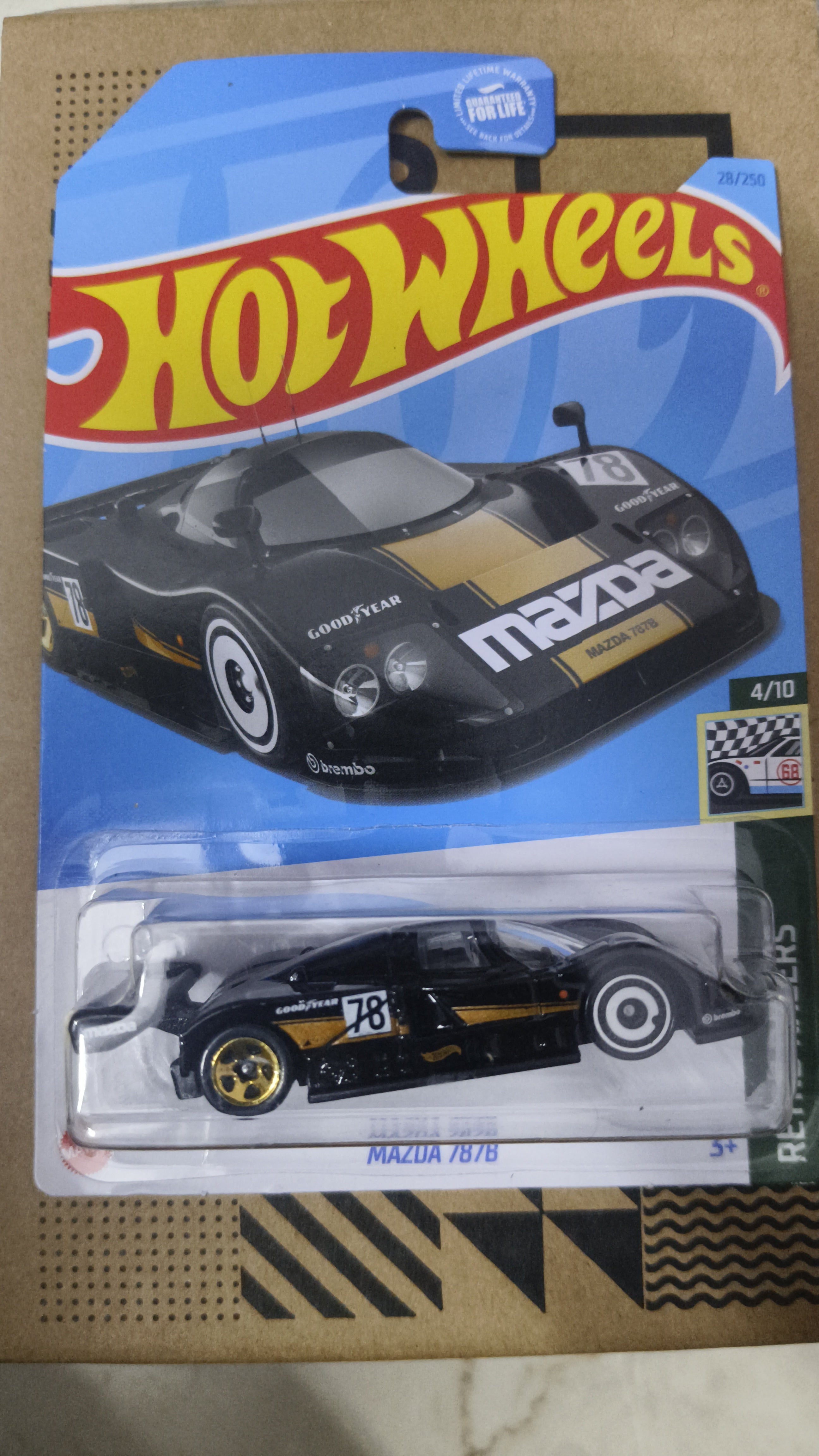 Hot Wheels 2021 Pagani 787B Black (US CARD) - Harla Hotwheels Diecast 