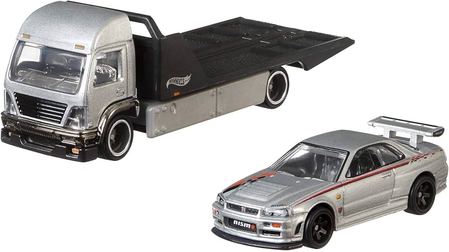 Hot Wheels Nissan Skyline GT-R (BNR34) Team Transport/USA imported/Pre-order Nismo Series - Harla Hotwheels Diecast 