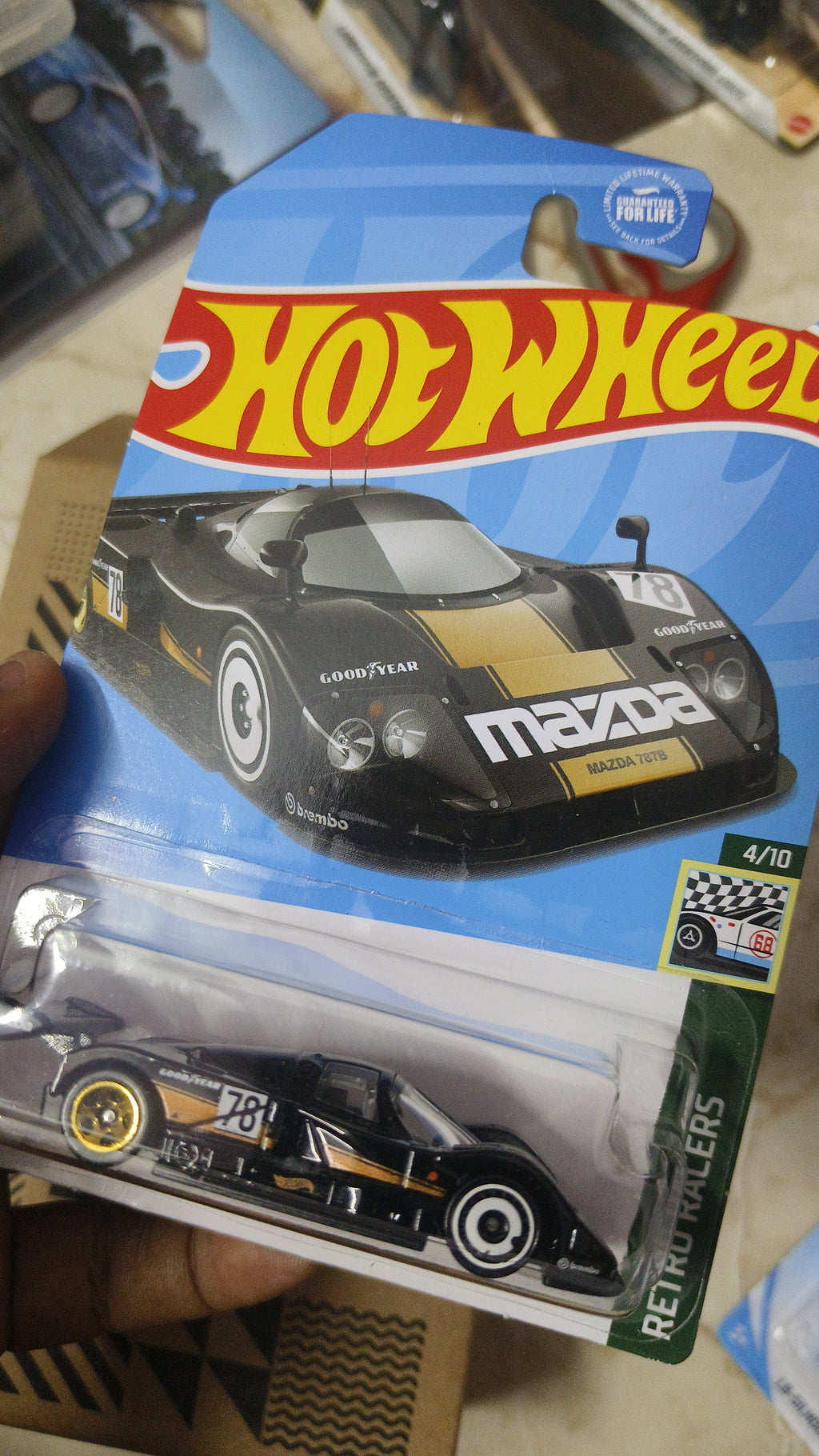 Hot Wheels 2021 Pagani 787B Black (US CARD) - Harla Hotwheels Diecast 