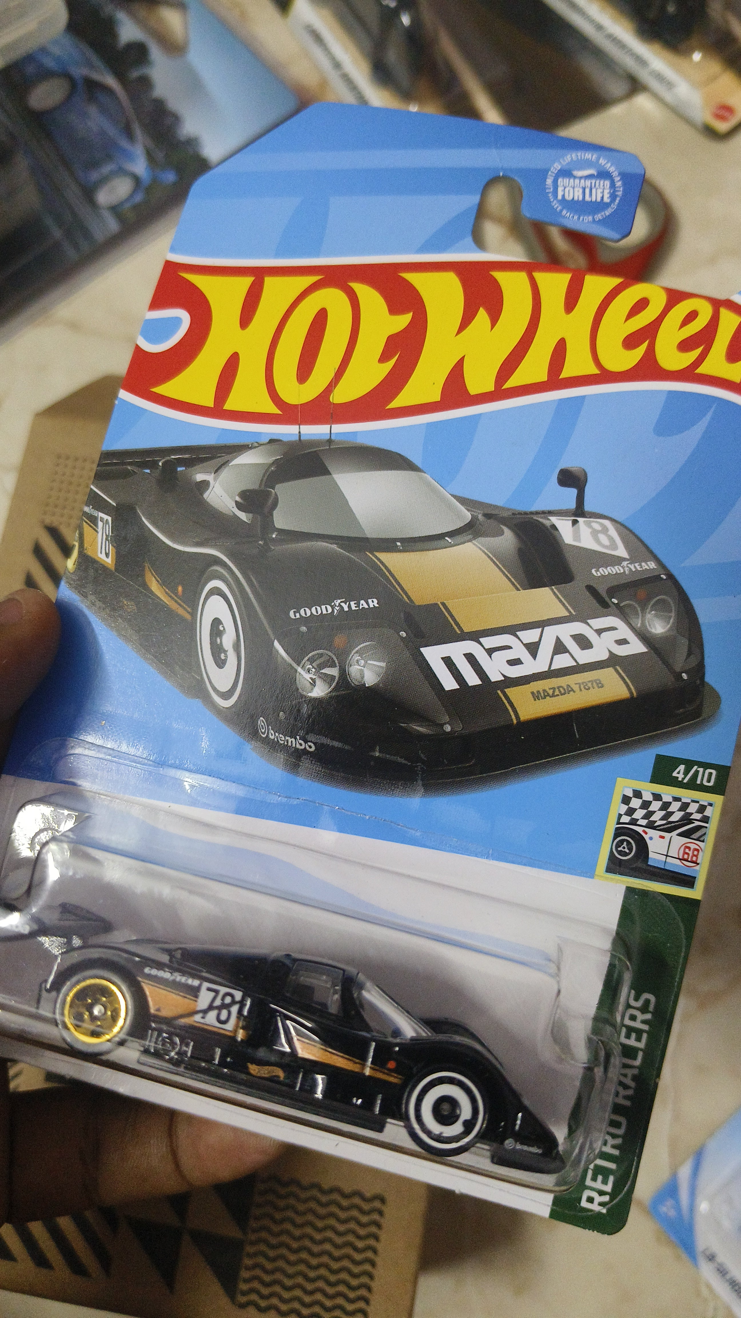 Hot Wheels 2021 Pagani 787B Black (US CARD) - Harla Hotwheels Diecast 
