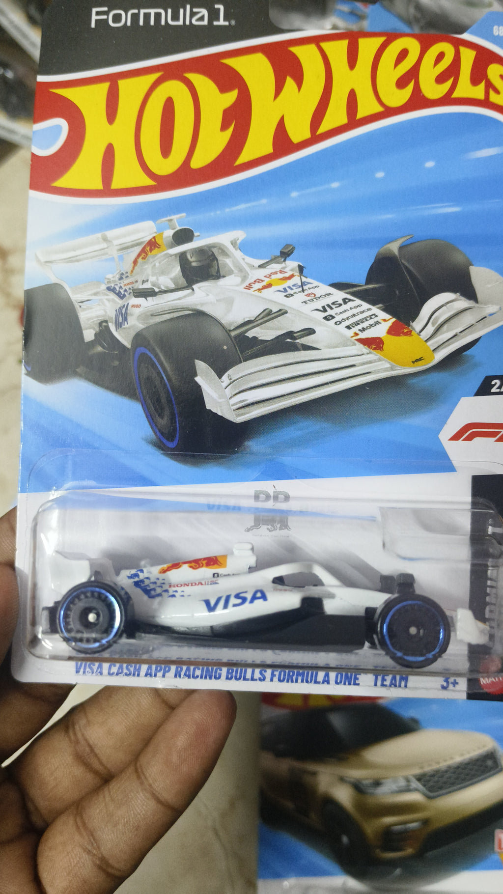 2026 Hot wheels E Case Cash App Racing Bulls Formula one (USA Card) - Harla Hotwheels Diecast 