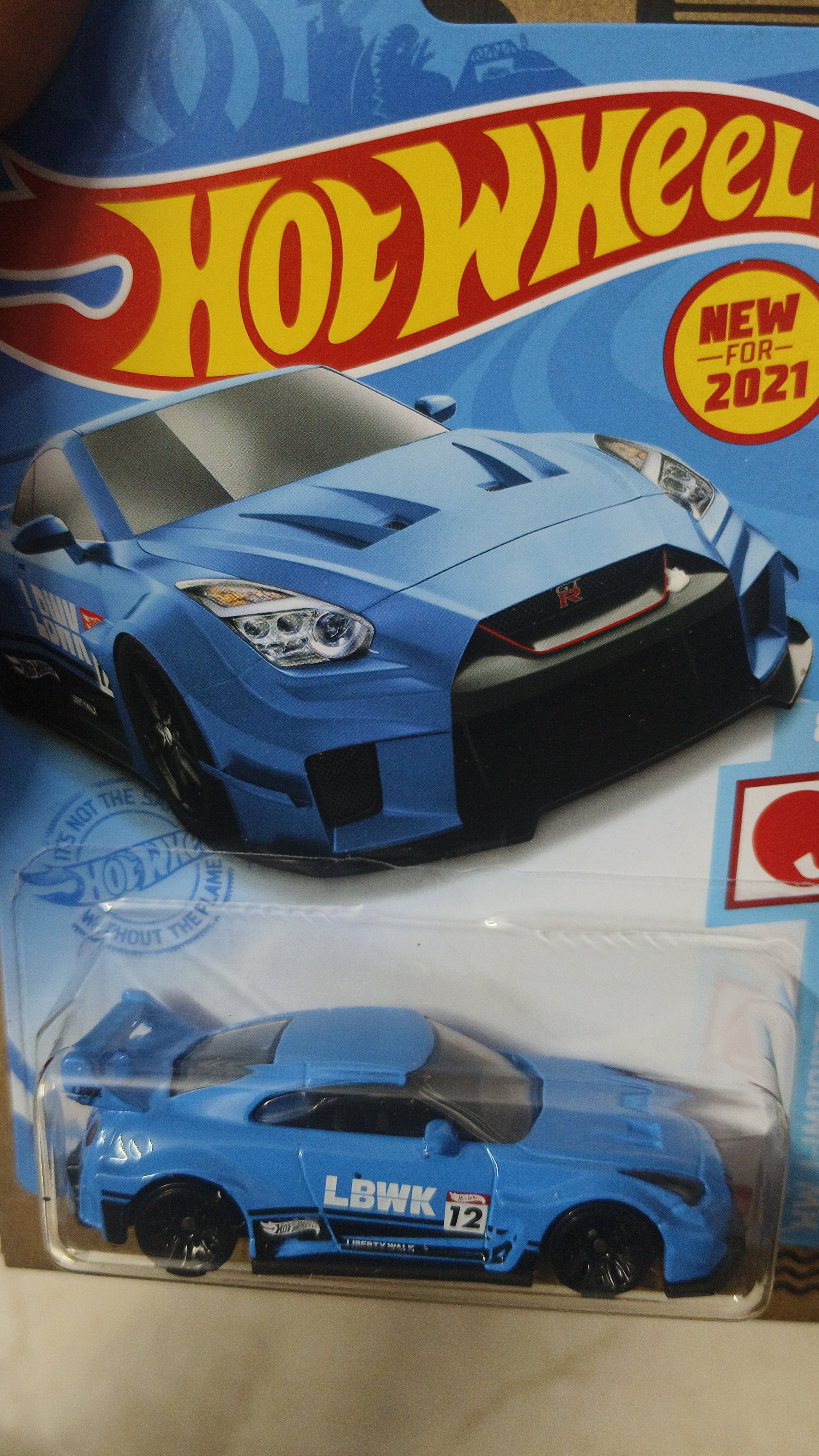 Hot wheels 2021 LB Silhouette Works GT Nissan 35GT-RR Ver 2 Liberty walk Blue (US Card) - Harla Hotwheels Diecast 