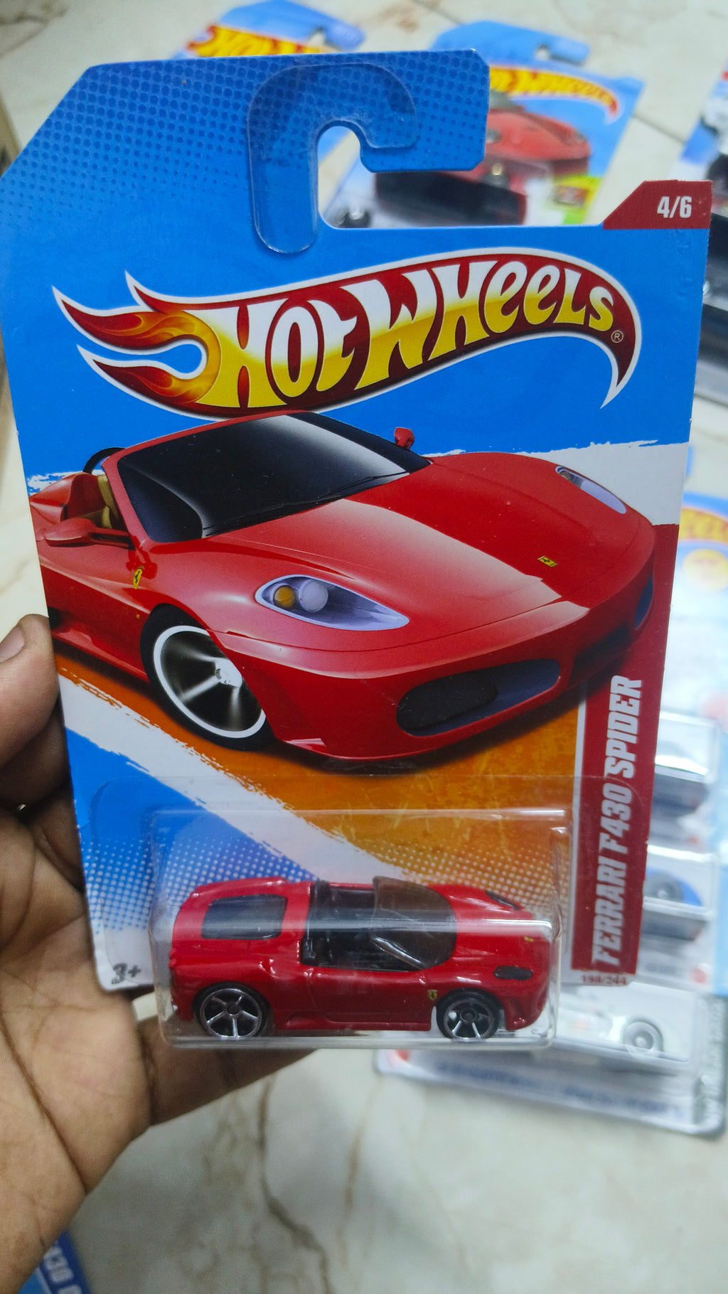 Hot Wheels Ferrari Ferrari F430 Spider USA IMPORTS (2010 Year card) - Harla Hotwheels Diecast 