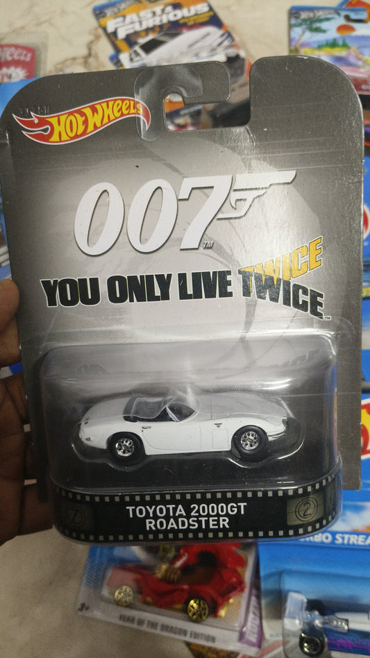 Hot Wheels Toyota 2000GT Roadster - Harla Hotwheels Diecast 