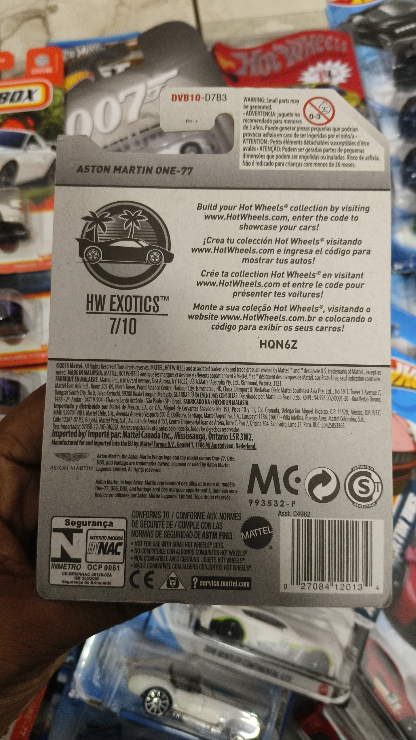 Hot Wheels Aston Martin One-77 Hotwheels Mainline's (Imported)