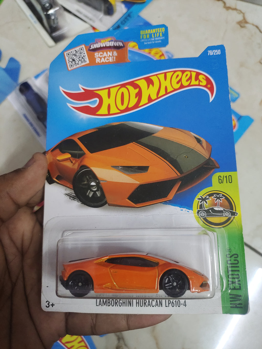 Hot Wheels Lamborghini Hurcan LP 610-4 (Imported card) - Harla Hotwheels Diecast 
