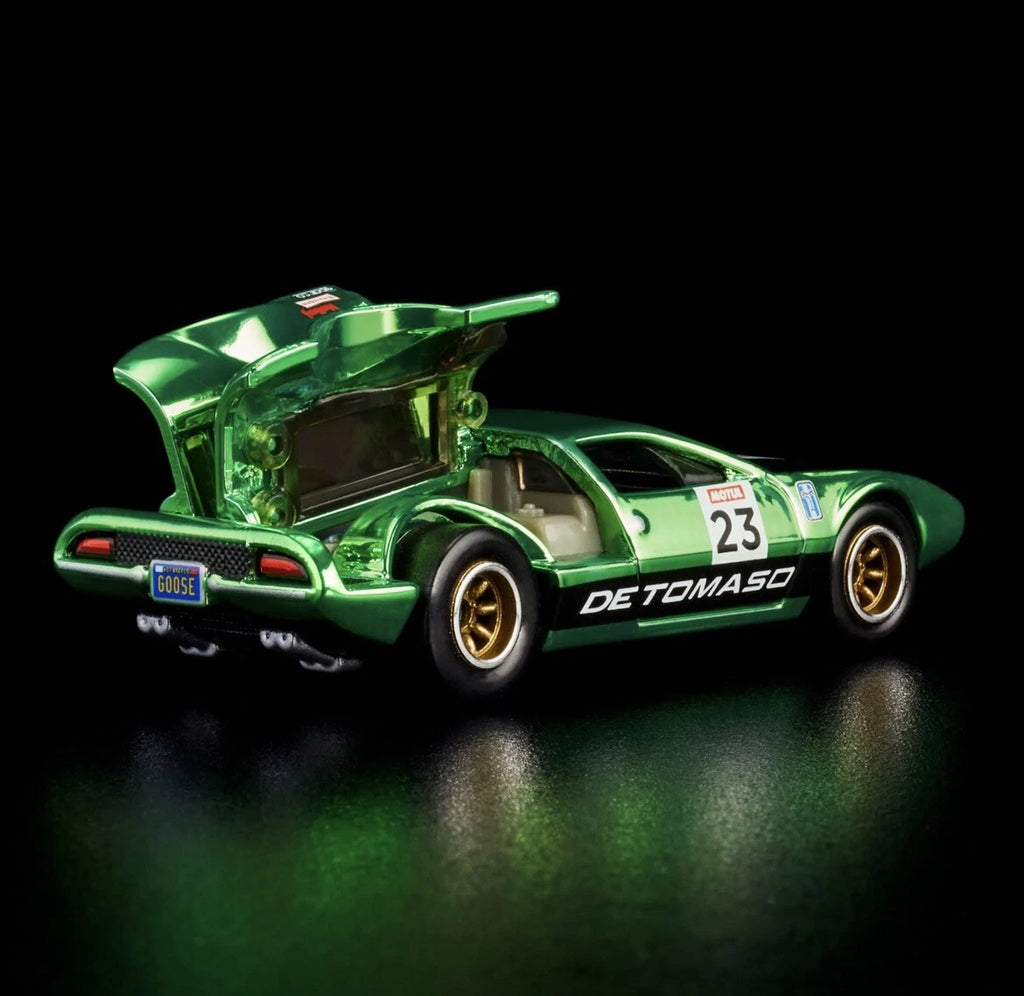 Hot Wheels RLC Special Edition 1971 De Tomaso Mangusta Green (Pre-order) - Harla Hotwheels Diecast 