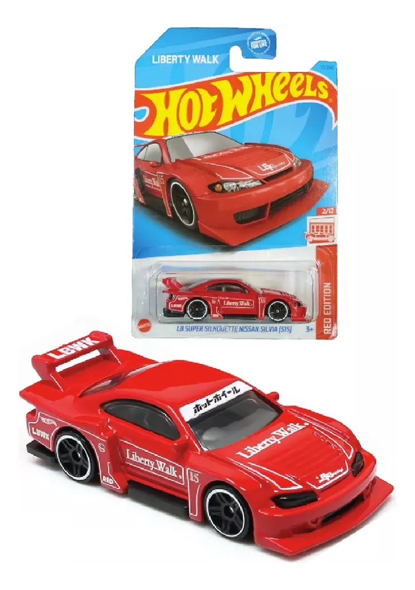 (Pre-order) Hot Wheels LB Super Silhouette Nissan Silvia (S15) Red Edition With Protector - Harla Hotwheels Diecast 