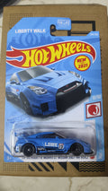 Hot wheels 2021 LB Silhouette Works GT Nissan 35GT-RR Ver 2 Liberty walk Blue (US Card) - Harla Hotwheels Diecast 