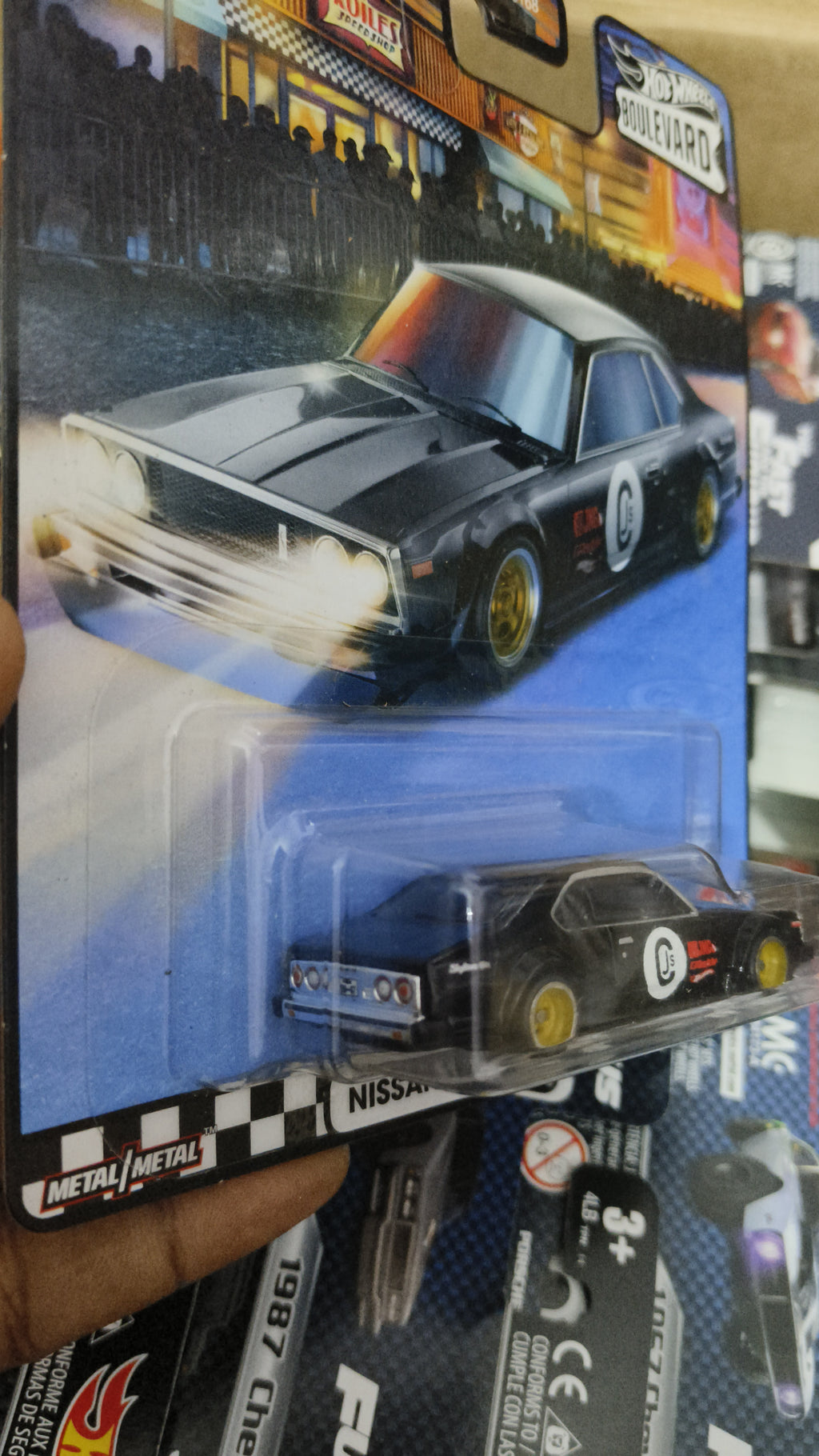 Hot Wheels Boulevard 20 Nissan Skyline C210 Imported card - Harla Hotwheels Diecast 