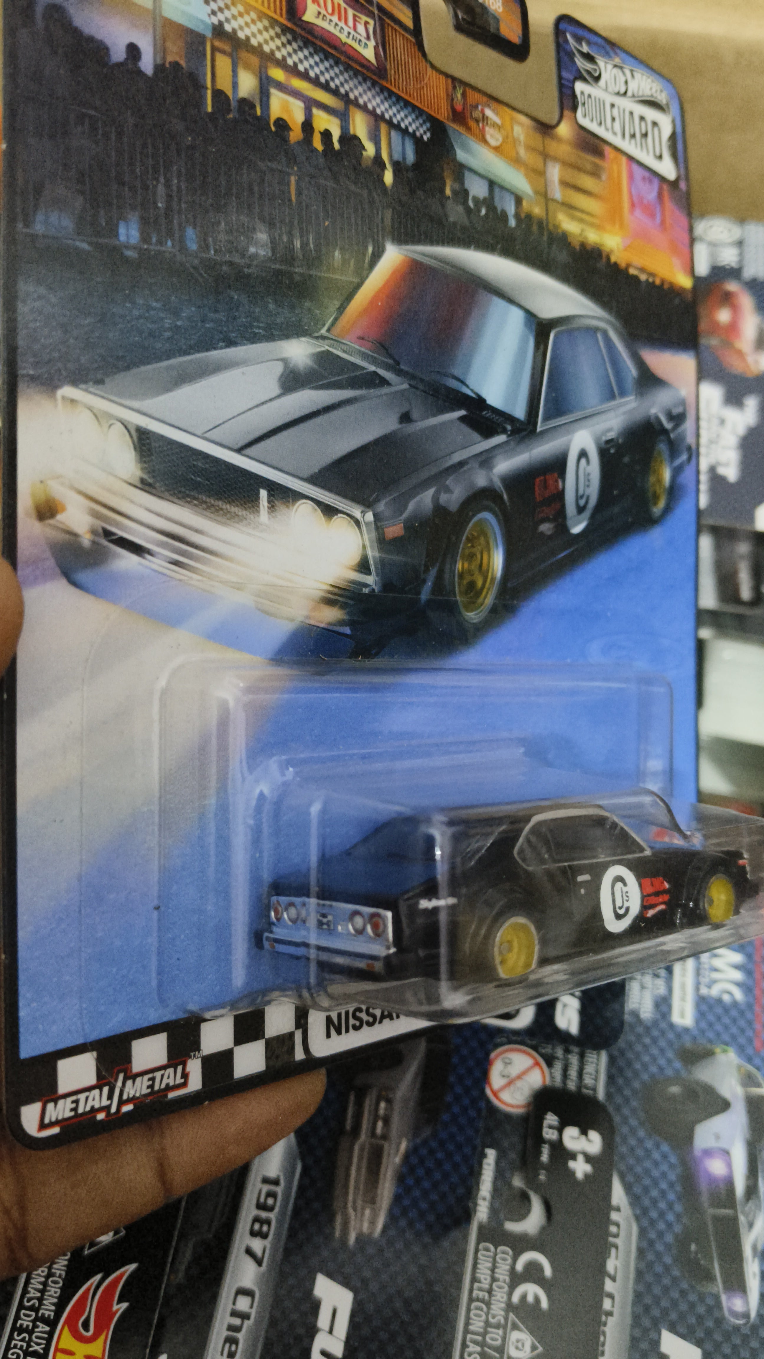 Hot Wheels Boulevard 20 Nissan Skyline C210 Imported card - Harla Hotwheels Diecast 