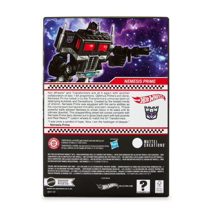 Hot Wheels Transformers Nemesis Prime Hotwheels