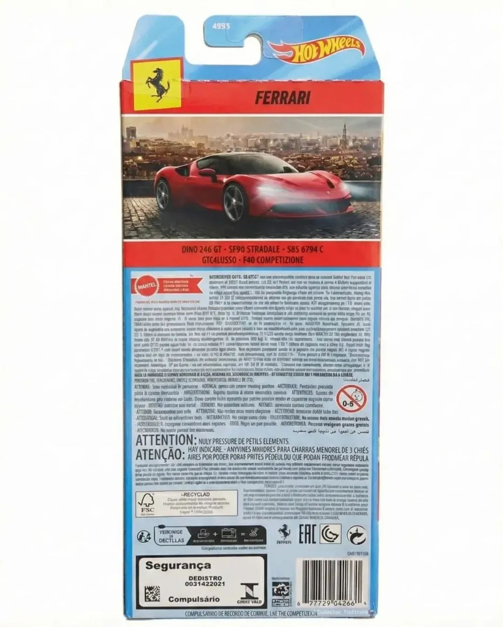 Hot Wheels Ferrari 5 Packs (USA imported) (₹2199-₹500 advance= ₹1699) on arrival - Harla Hotwheels Diecast 