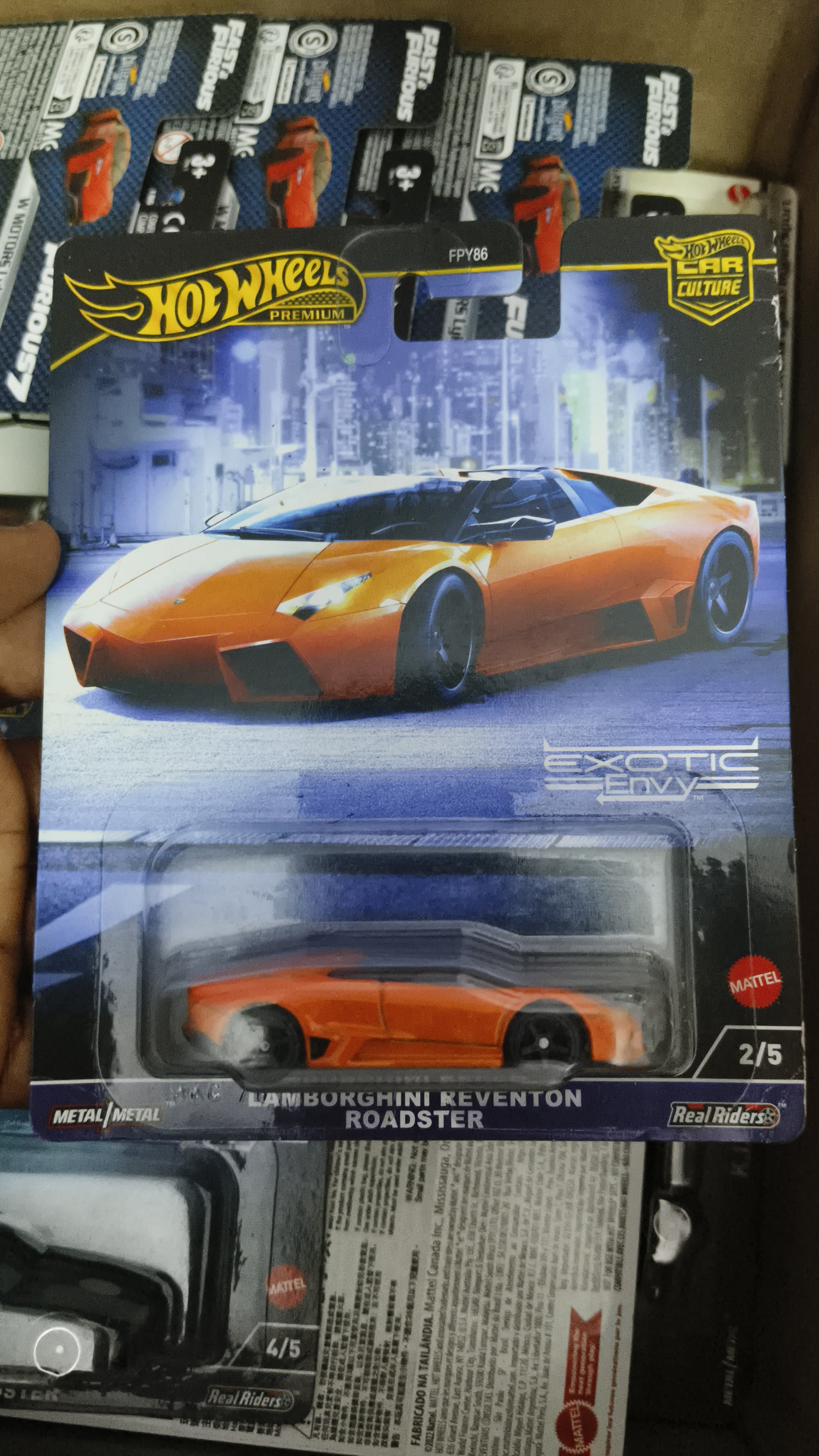 Hot Wheels Exotic Envy Lamborghini Reventon Roadster - Harla Hotwheels Diecast 