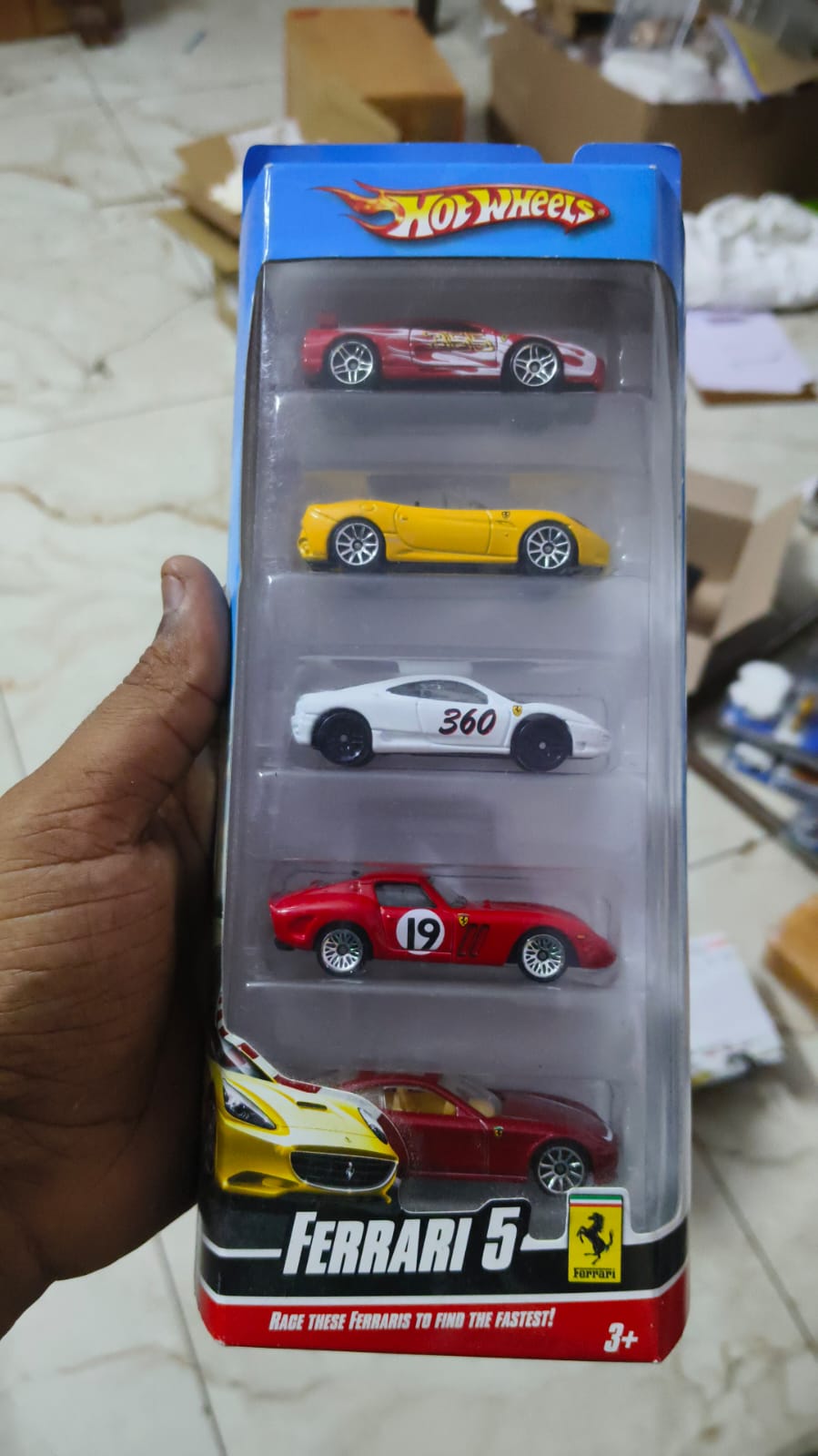Ferrari 5 Pack (Old Usa imported) - Harla Hotwheels Diecast 