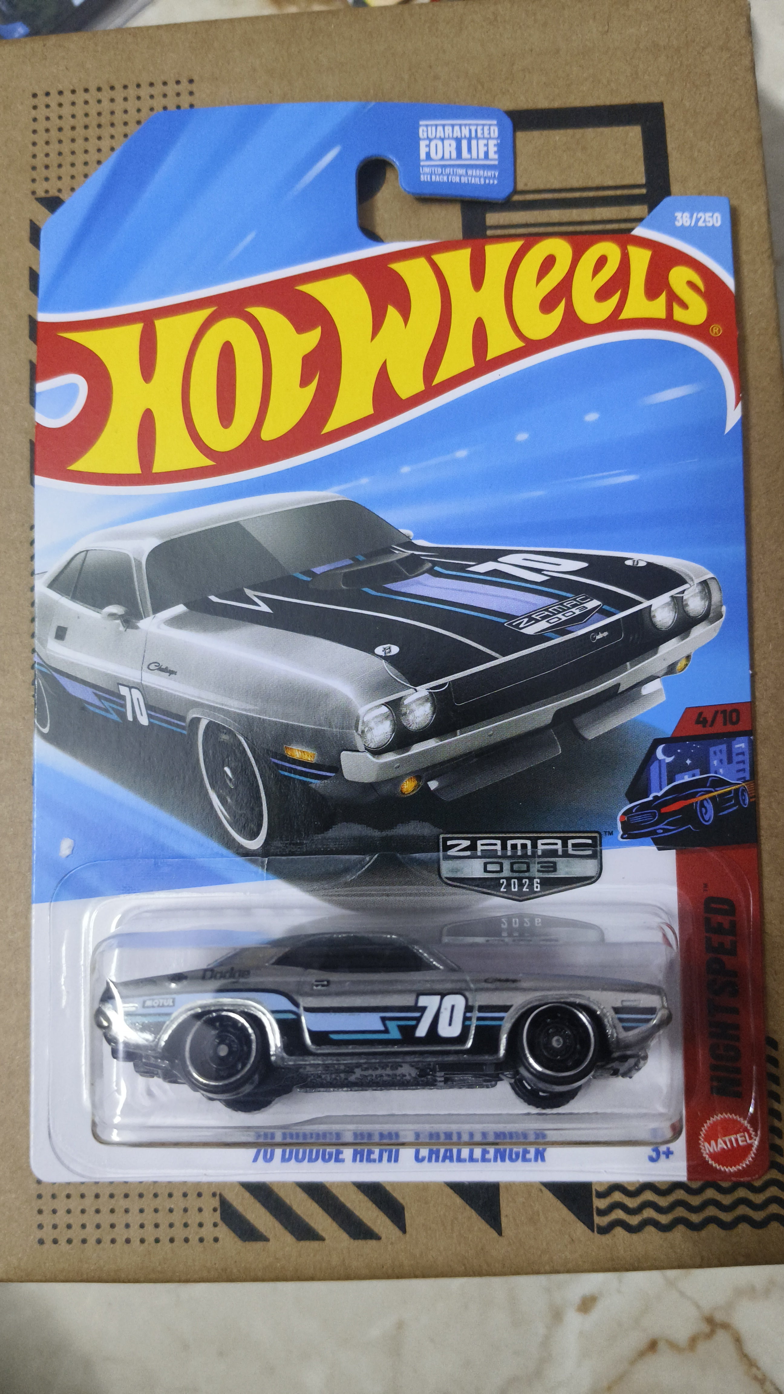 2026 Hot Wheels D Case 70 Dodge Hemi Challenger Zamac 3 Series (USA CARD) - Harla Hotwheels Diecast 