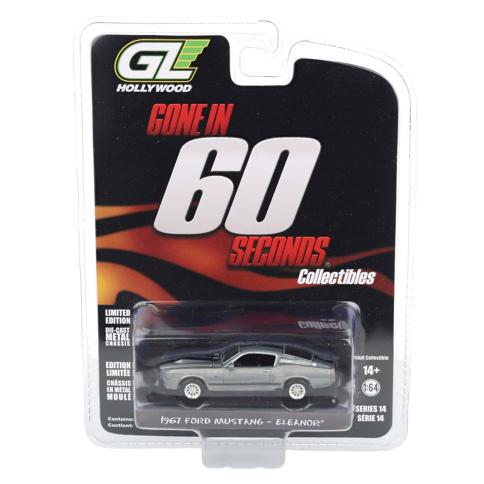 Green Light 1967 Ford Mustang Eleanor - Harla Hotwheels Diecast 