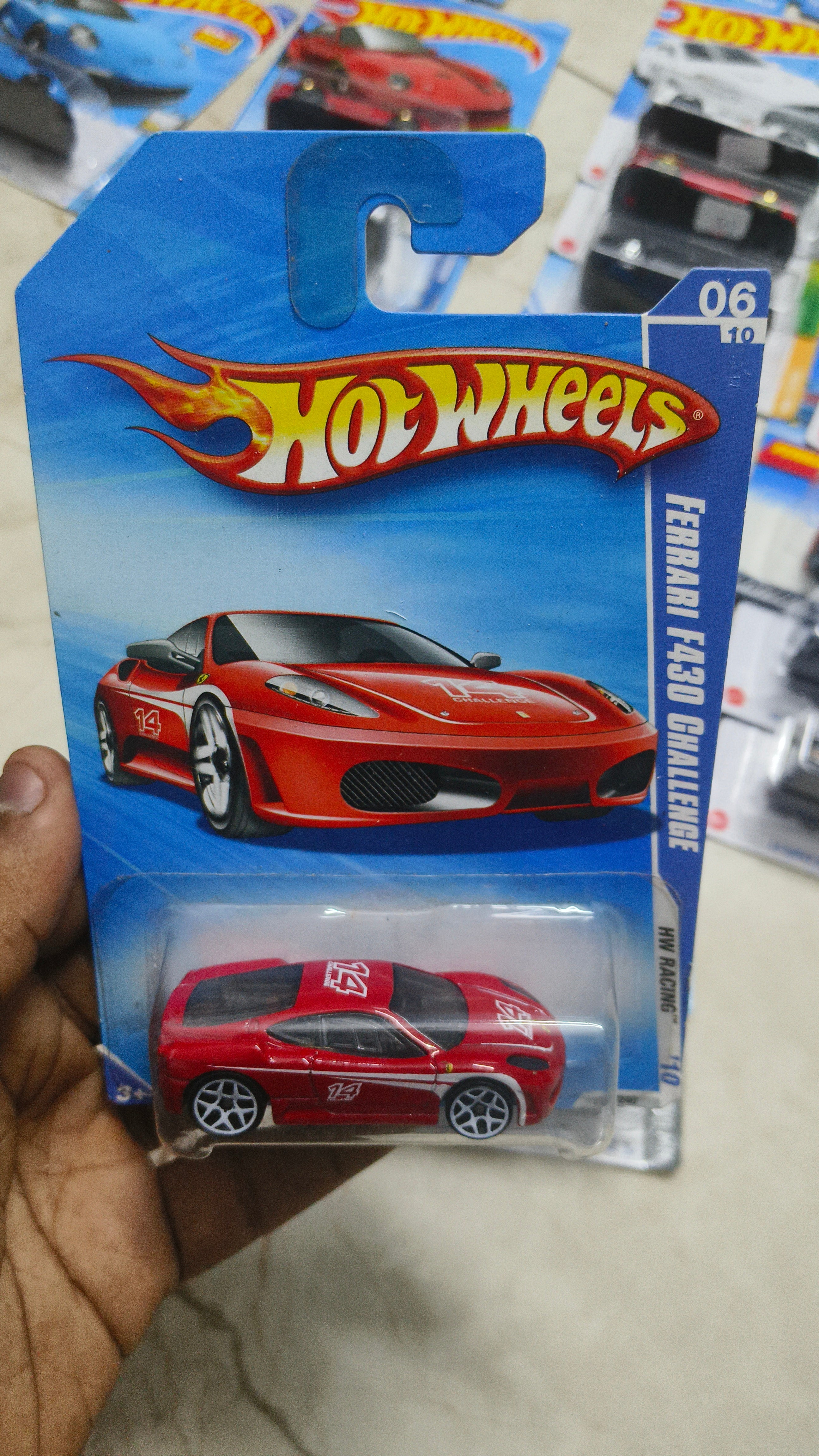 Hot Wheels Ferrari Ferrari F430 Challenge HW Racing  USA IMPORTS (2009 Year card) - Harla Hotwheels Diecast 