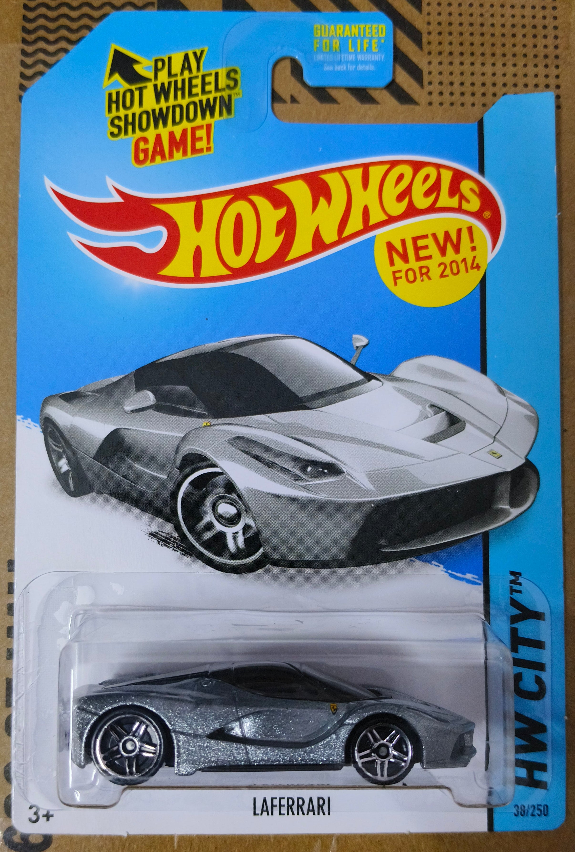 Hot Wheels LaFerrari Silver HW CITY (Imported card) Comes with Premium protector - Harla Hotwheels Diecast 