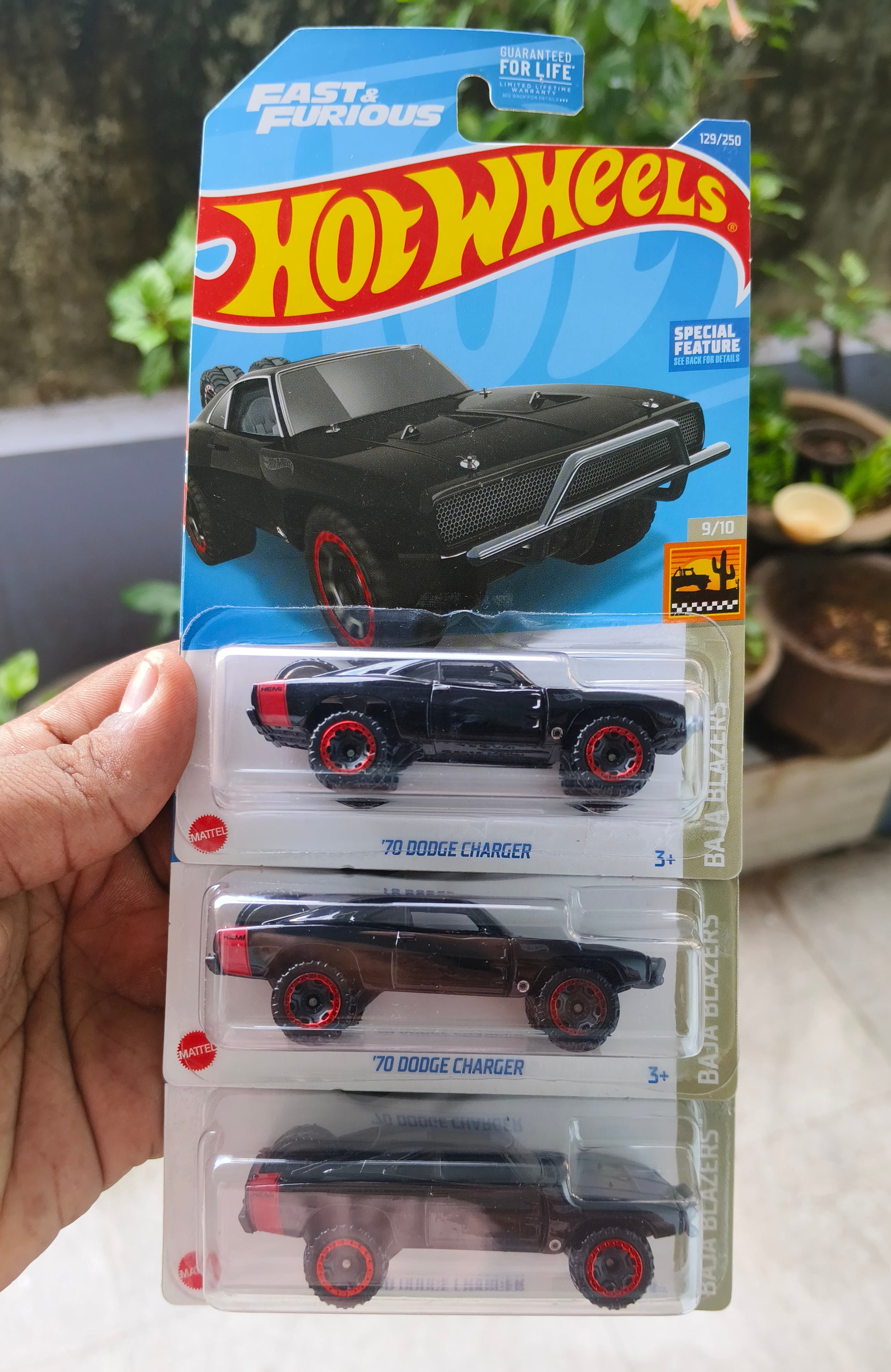 Hot Wheels F&F 70 Dodge Charger Hotwheels Mainline's (Imported)