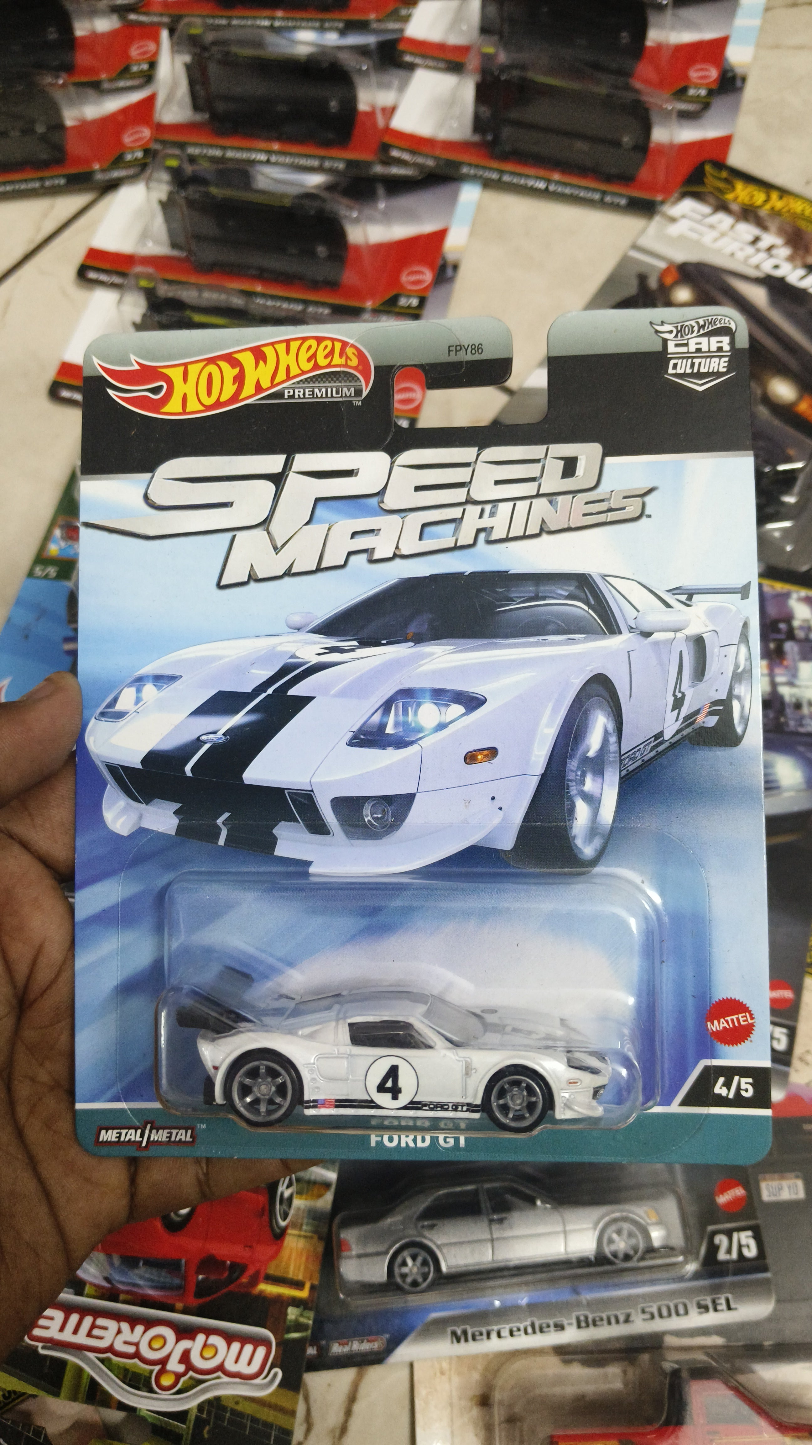 Hot Wheels Speed Machines Lamborghini Ford Gt (Imported card) - Harla Hotwheels Diecast 