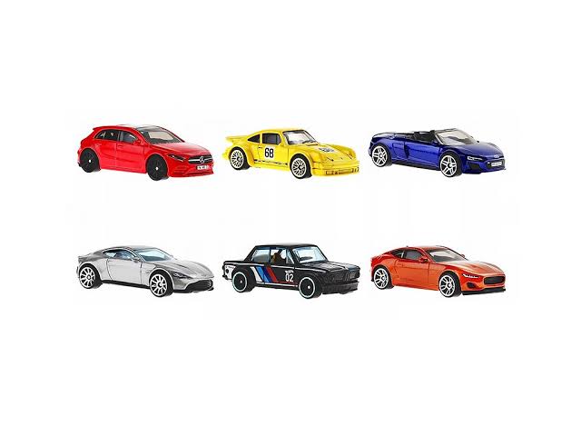 Hot Wheels Imported Euro 6 Pack (Pre-order)