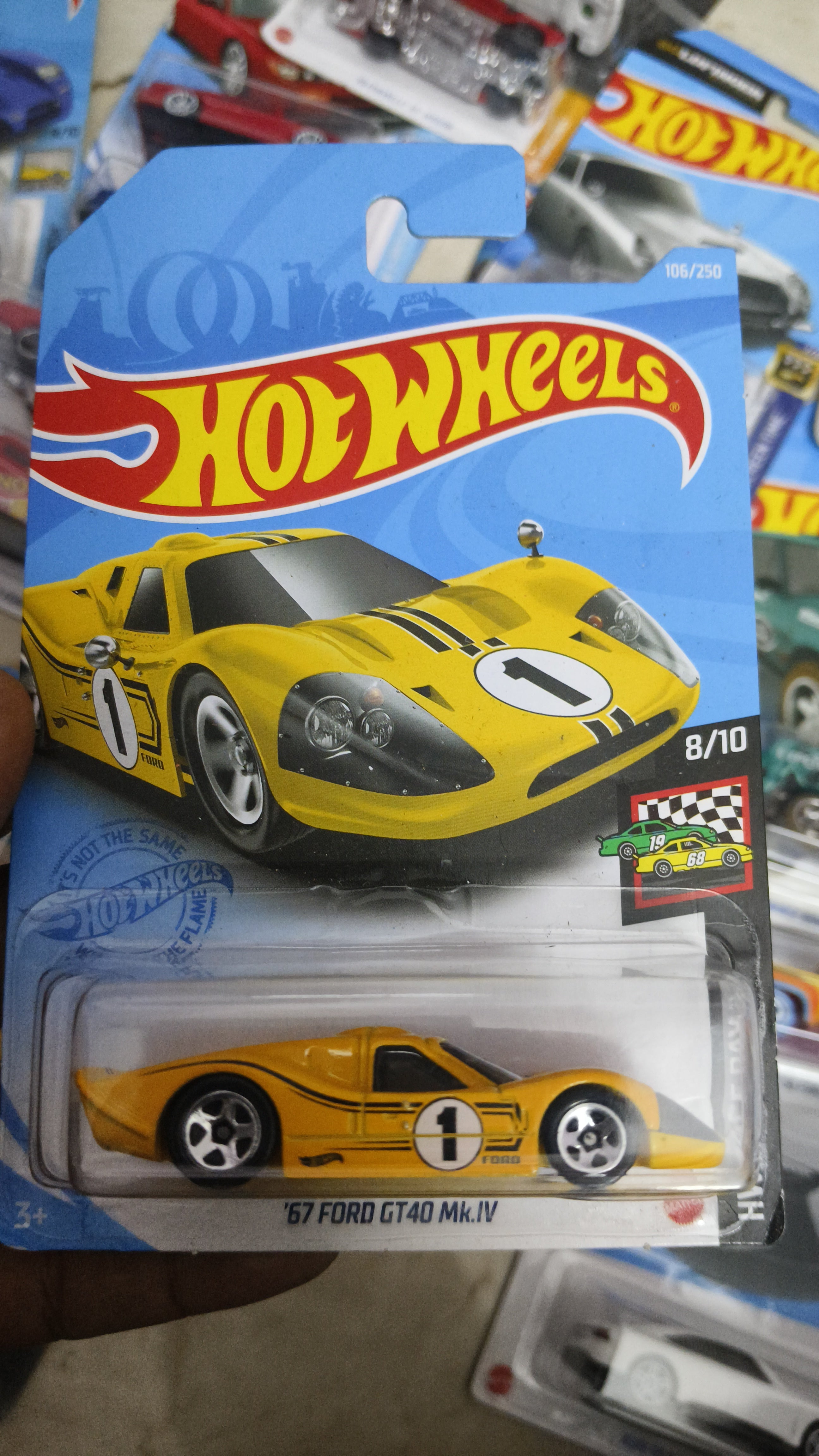 Hot Wheels 67 Ford Gt40 Mk IV - Harla Hotwheels Diecast 