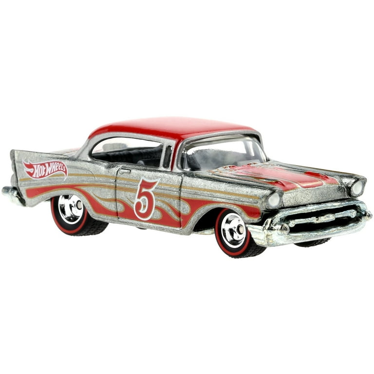 Hot Wheels '57 Chevy Bel Air Car, 2015 Zamac Edition Metal Vehicle Hotwheels RLC